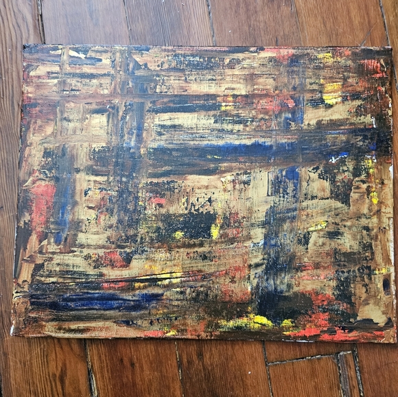 11x14 abstract panel board painting - Picture 2 of 2